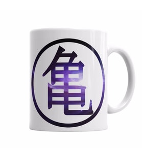 Sİmbolo da Tartaruga, o Primeiro Kanji De Goku Kupa Bardak Porselen