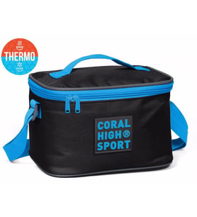 Coral High Sport Siyah-Mavi Thermo Beslenme Çantası 22810