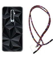 Oppo Reno 2Z 4 Lite 4 Pro 5 6 7 A31 Kılıf Boyun Asklı Rasta Silikon Prizmalar 1782