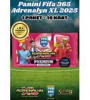 Panini Premium FIFA 365 Adrenalyn XL 2025 Oyuncu Kartı - Premium Futbolcu Kartları - 1 Paket (A.ALTIN)