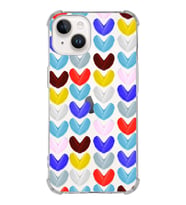 PrintiFy Apple iPhone 14 Uyumlu Water Color 1 Baskılı Şeffaf Köşe Korumalı Antişok Kılıf
