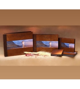 Fotoğraf Albümü ,Çift Ahşap Kapak Size Özel Profesyonel Panaromik Albüm 30*60