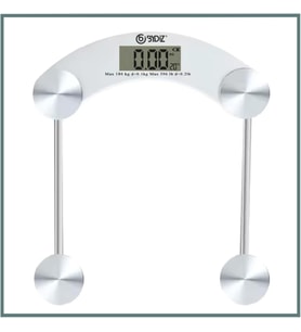 Dijital Baskül Banyo Tartısı, 180 Kg Kapasiteli Vücut Tartısı, Temperli Cam, Kare Tasarım, LED Ekran, Otomatik Açılma ve Otomatik Kapanma
