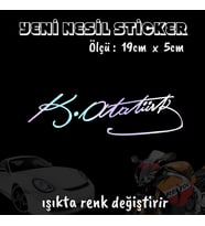ön arka cam uyumlu 2adet oto sticker - ışıkta renk değiştiren hologram sticker yapıştırma