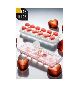 Buz Kalıbı - Bas-Bırak Kapaklı Silikon Buz Kalıbı 720630