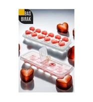 Buz Kalıbı - Bas-Bırak Kapaklı Silikon Buz Kalıbı 720630