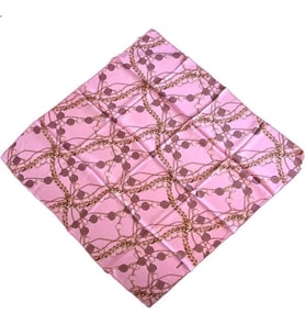 Aker Sura İpek Eşarp 36754 Pembe Karışık Desen