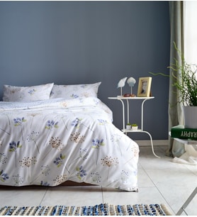 Flourish Easy Cotton Tek Kişilik Nevresim Takımı - Krem