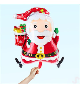 Noel Baba Folyo Balon 73cm x 63cm
