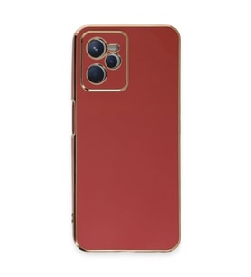 Realme C35 Kılıf Volet Silikon - Kırmızı