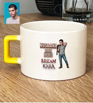 Kişiye Özel Karikatürlü Babaya Hediye Husband Dad Hero Lüks Fincan Babalar Günü Hediyesi