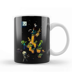 MineCraft Minecraft Kupa Bardak Porselen