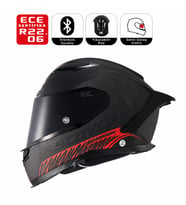 FF871 Freedom Motosiklet Kaskı Spoiler Mod Full Face Kask