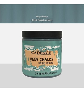 Cadence Very Chalky Home Decor Mobilya Boyası 500 ml. CH-48 NAPOLYON MAVİ 