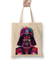 Darth Vader Paint Bez Çanta Uzun Saplı