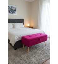 Yatak önü Sandıklı puf, ve giyinme odası, puf Bench, yatak ucu, peluş kumaş puf sandıklı