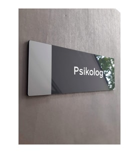Klasik Seri Psikolog Kapı Isimliği