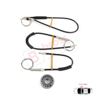 Mitsubishi Colt CZC Cabriolet RG 2006-2009 98031402 İçin Ön Sağ Kapı Cam Kriko Tamir Seti