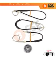 Mitsubishi Colt CZC Cabriolet RG 2006-2009 98031402 İçin Sağ Kapı Cam Kriko Tamir Seti
