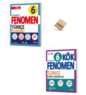 Fenomen 6. Sınıf Maarif Türkçe Fasikül ve Kök Soru Bankası + Telefon Standı