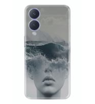 Vivo Y17s Kılıf Resimli Desenli Baskılı Silikon Mistic Woman 1361