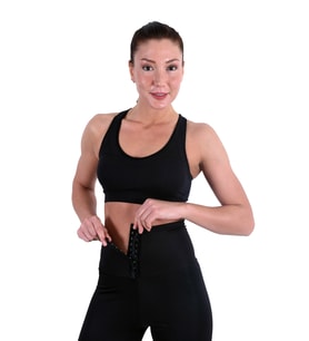 AGRAFLI TERMAL SAUNA ŞORT (Siyah)