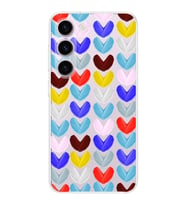 PrintiFy Samsung Galaxy S24 Plus ile Uyumlu 1mm Slim Fit Water Color 1 Baskılı Şeffaf  Kılıf