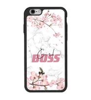 iPhone 6 Uyumlu Sakura Girl Boss Tasarımlı Glossy Telefon Kılıfı