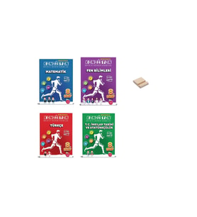 LGS 8. Sınıf Kondisyon Denemeleri Matematik Fen Türkçe ve İnkılap 4lü Set