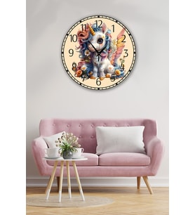 bilge Tasarım Çocuk Odası Duvar Saati 30 x 30 CM (Karışık)