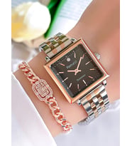 Ferrucci Diamond Pırlanta Taşlı Ve Sertifikalı Özel Kutulu Kadın Kol Saati+Bileklik BFC.01118-05 (Rose - Gümüş)