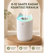 Ultrasonik Hava Nemlendirme Cihazı 7 Renk LED Aromaterapi Difüzör