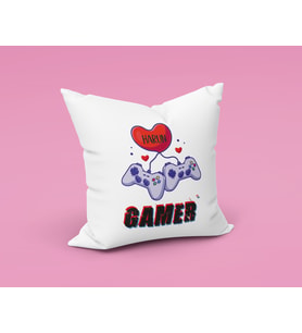 Gamer Oyuncu Tasarımlı Yastık Kişiye Özel