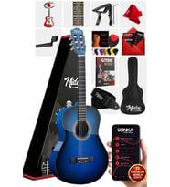 Midex CG-270BL Klasik Gitar 4/4 Yetişkin Boy Sap Ayarlı Full Set