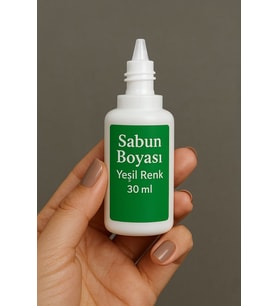 1 adet Sabun Boyası veya Renklendirici - Yeşil - 30 ml