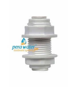 Su Arıtma Cihazı 1/4,1/4 Ölçüde Perde Geçiş Bağlantı Aparatı Quick Connector 3 Adet