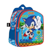 Sonic Okul Çantası Mavi Çift Bölmeli