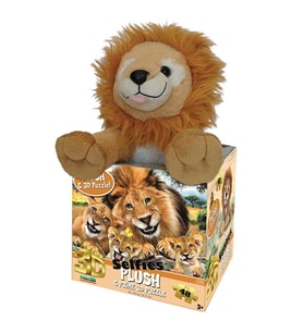 Prime 3D - Aslan Pelüş ve Selfie 48 Parça Puzzle 15803