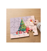 Noel Ağacı - Noel Hediyeleri Tasarımlı 24 Parça Ahşap Çocuk Puzzle MPK1235