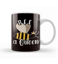 Be Queen Funny Honey Bee Beautiful Beekeeper Honeycomb Bees Kupa Bardak Porselen