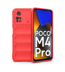 Xiaomi Poco M4 Pro 4g Kılıf Optimum Silikon - Kırmızı