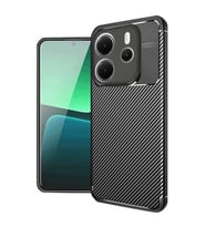 Xiaomi Redmi Note 14 4g Kılıf Auto Focus Karbon Kapak - Siyah