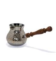 Pirinç Kakma İşlemeli Osmanlı Cezvesi