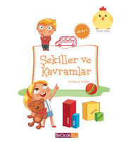 Şekiller ve Kavramlar Etkinlik Kitabı (48+ Ay) - Elif Alkan - Bir Ocak Yayınları