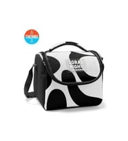 CORAL HIGH 22787 KIDS SİYAH BEYAZ DESENLİ THERMO BESLENME ÇANTASI