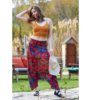 Fermuarlı Modern Şalvar Pantolon (Çok Renkli)