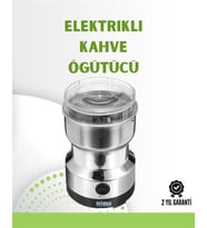 Kahve ve Baharat Değirmeni Kompakt, Hafif, Hızlı Öğütme, Şeffaf Kapaklı, Kolay Kullanım