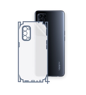 SChitec OPPO Reno 5 Uyumlu Fullbody Arka Kaplama Hidrojel Koruyucu Film