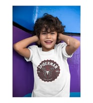 Spider-Man Baskılı Unisex Örümcek Adam Film Çocuk Tişört (1-12 YAŞ)