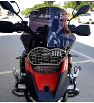 MOTOCAM BmwR 1200 GS Ön Cam 2004-2012 Model 50cm Siyah Renkli 4mm UZUN